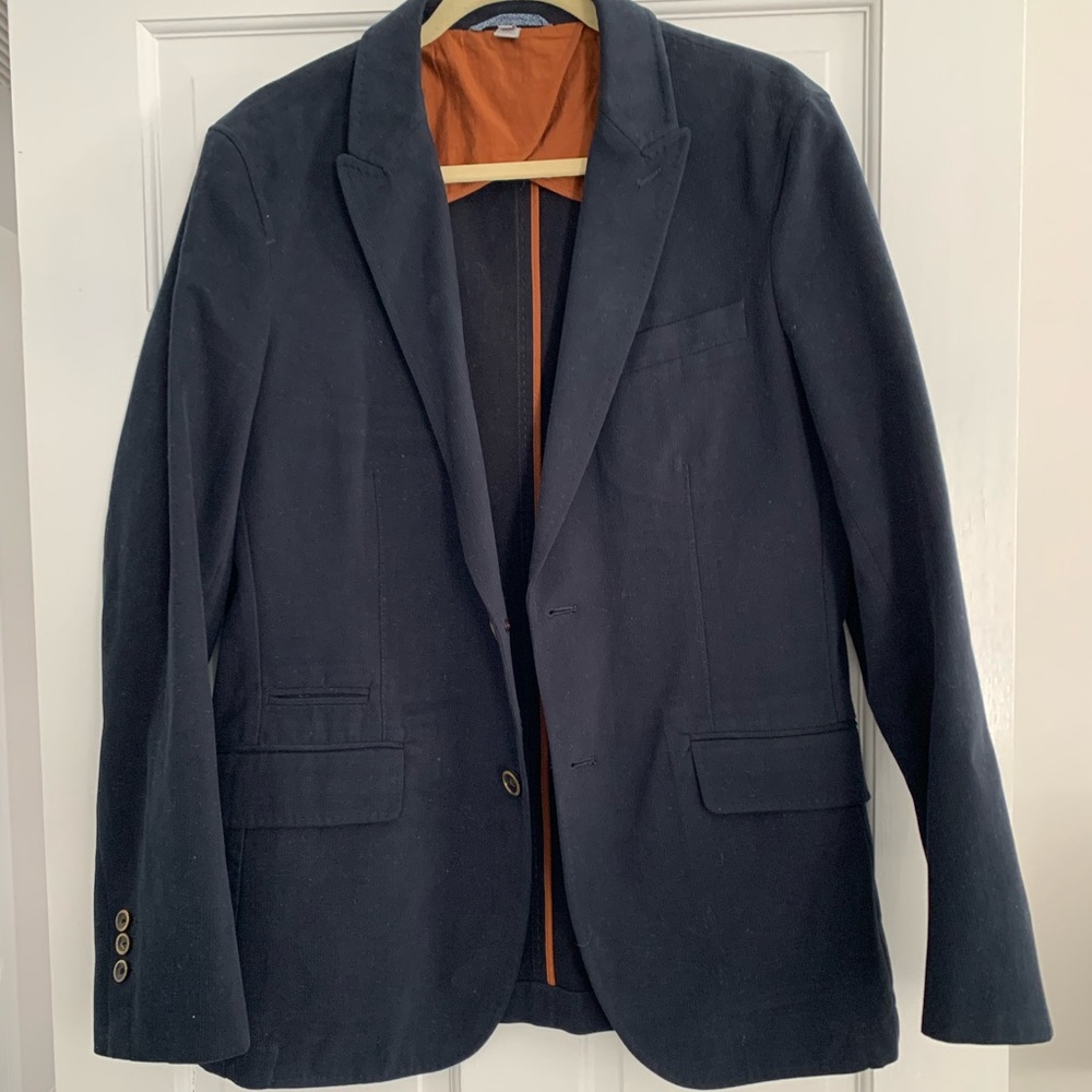 Hickey Freeman Men’s Blazer, Navy Blue, Size 40R